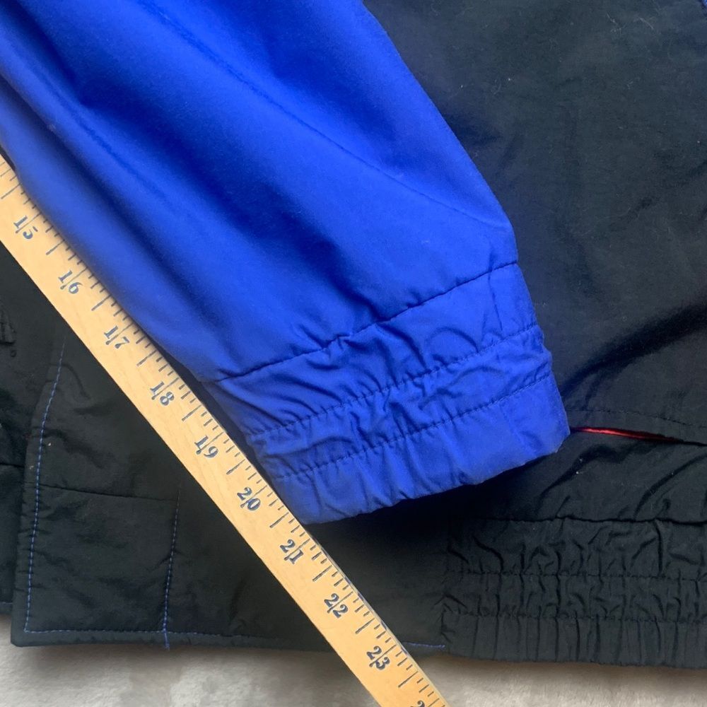 WOOLRICH | LARGE Men CASUAL LIGHTWEIGHT JACKET | COLOR BLOCK RED ROYAL BLUE 1604 - Picture 7 of 16